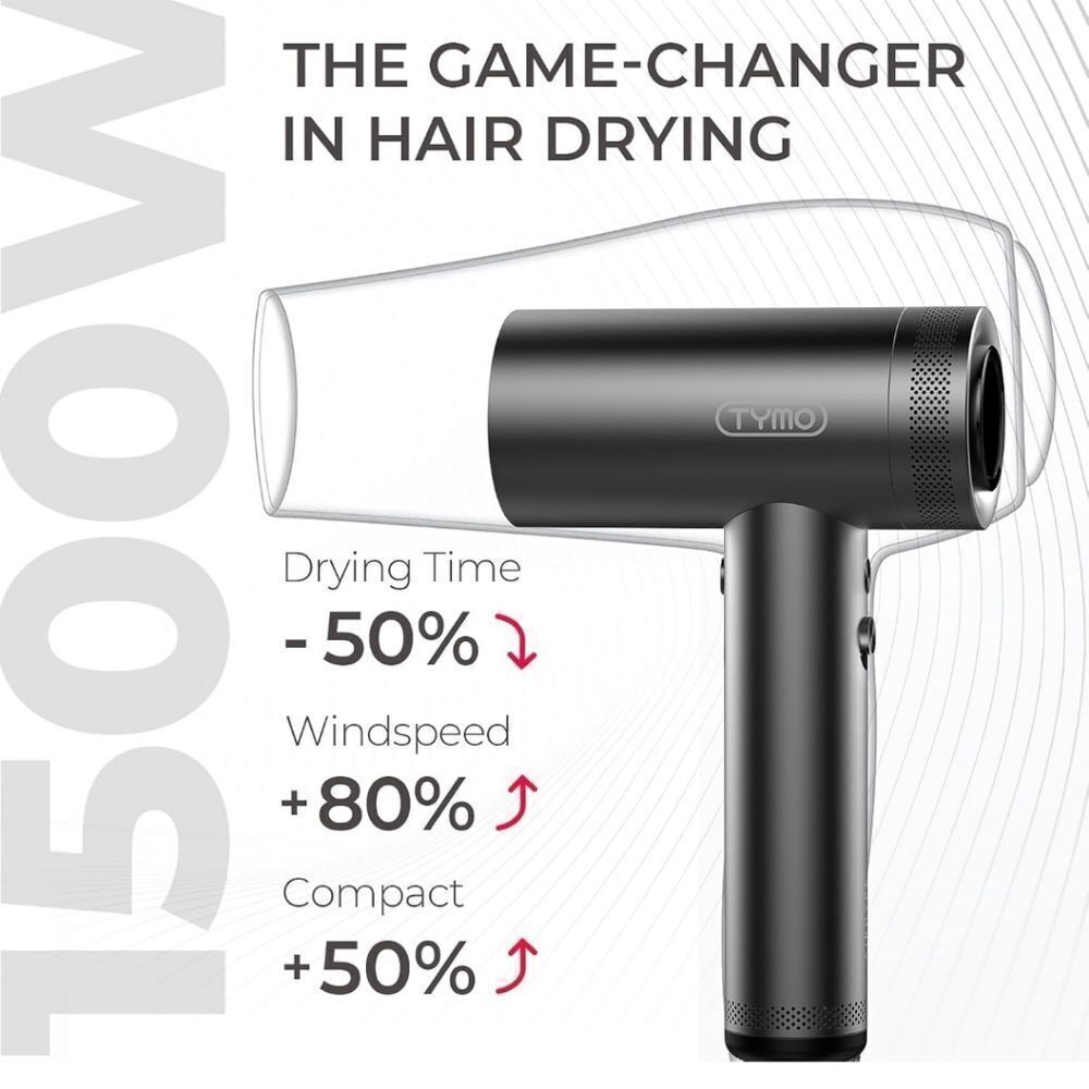 TYMO Hair Dryer with Diffuser - Picture 4 of 8